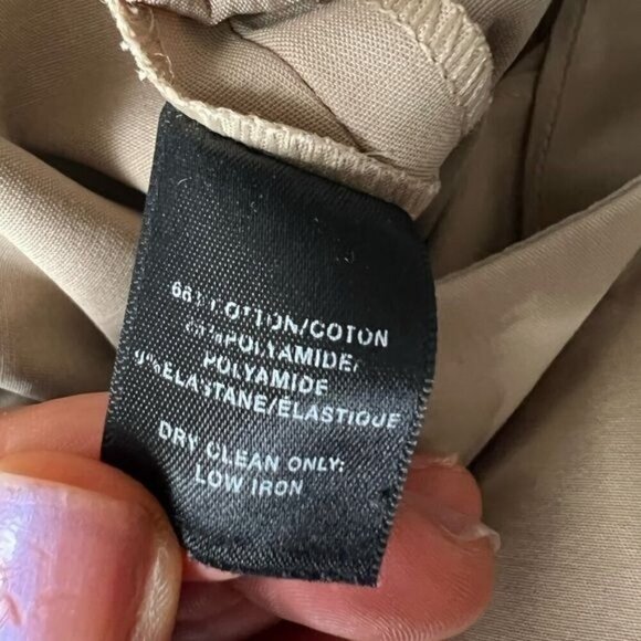 Lafayette 148 New York brown ankle trousers pants size 6 side zip - Picture 7 of 10